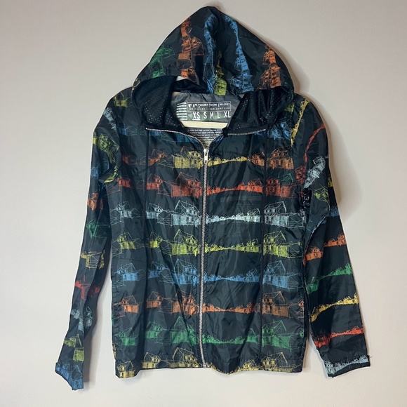 RARE Radiohead In Rainbows Windbreaker Jacket Official Waste Merch